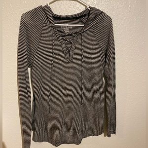 Striped, Long Sleeve American Eagle Top
